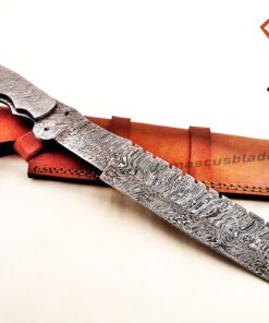 Damascus Steel Tracker Knife