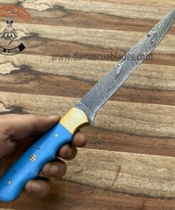Handmade Damascus fillet knife