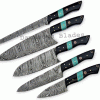 Turquoise Color Chef knife Set