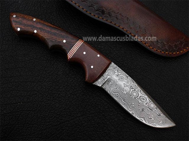 Damascus forged Skinner Knife