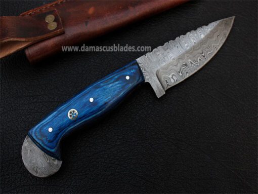 Damascus Steel Fixed Blade Skinning Knife