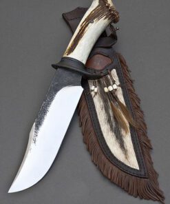 Custom Handmade stag horn knife handle