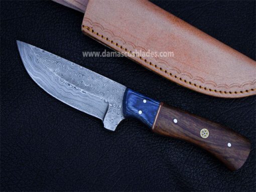 Outdoor Hunting Camping Damascus Steel Survival Knife