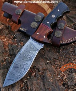 Custom handmade forged Damascus knife