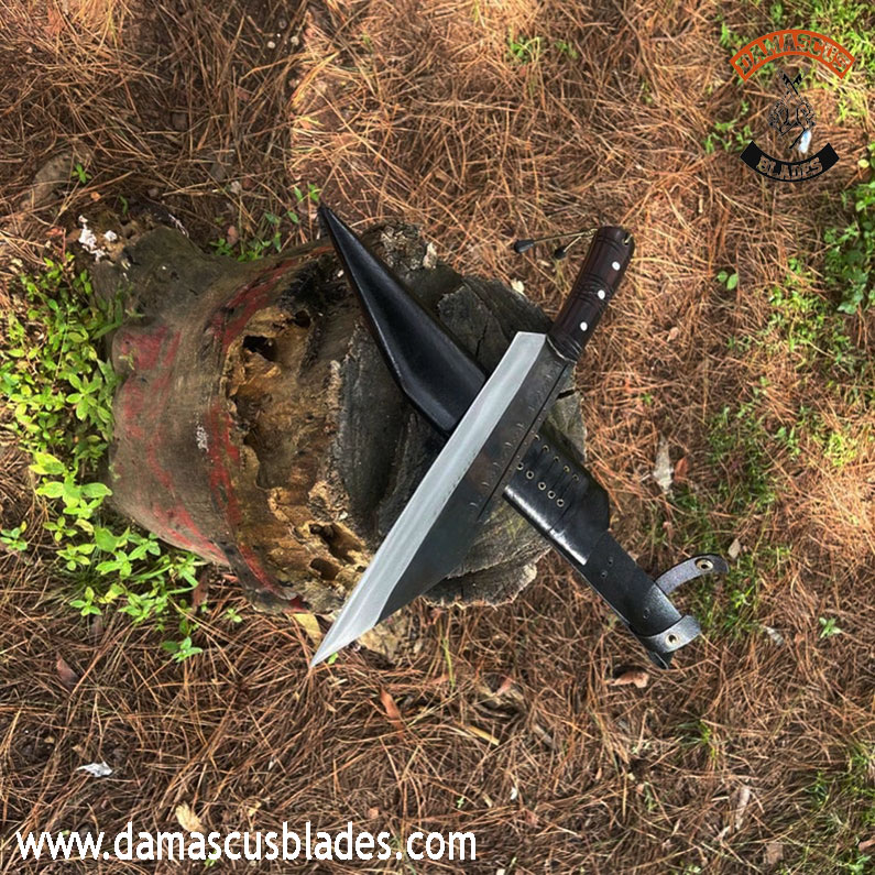 Damascus Viking Seax knife Damascus Viking Seax knife