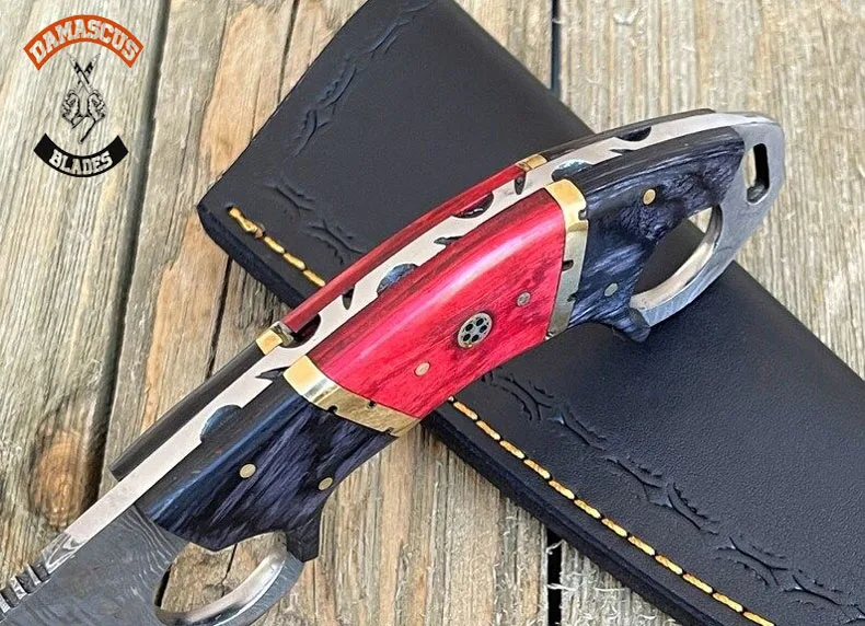 Custom handmade skinning knife