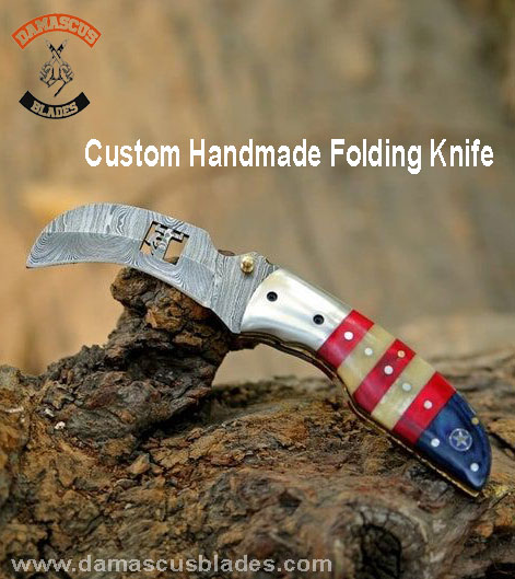 custom handmade folding knife