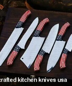 Handcrafted kitchen knives USA