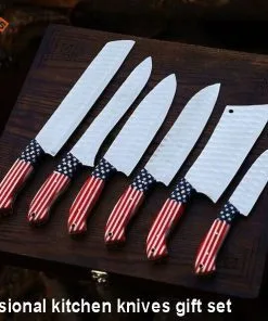 Professional kitchen knives gift set