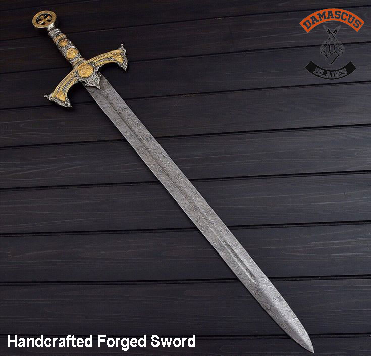 Handcrafted Forged Sword Handcrafted Forged Sword