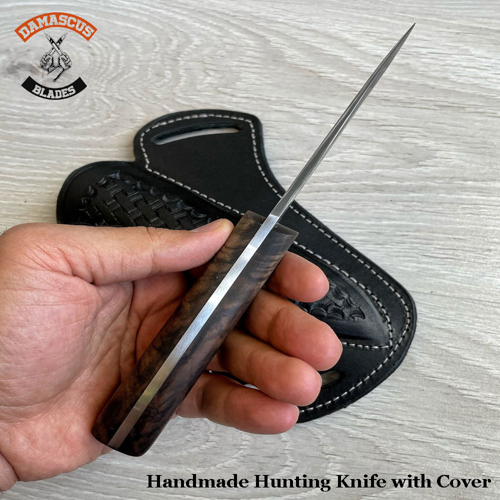 Handmade Hunting Knife with Cover Handmade Hunting Knife with Cover
