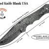 Forged knife blank USA