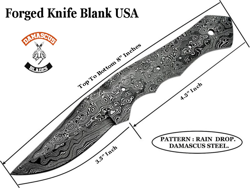 Forged knife blank USA