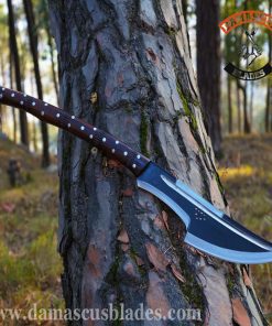 Hand-forged hunting axe