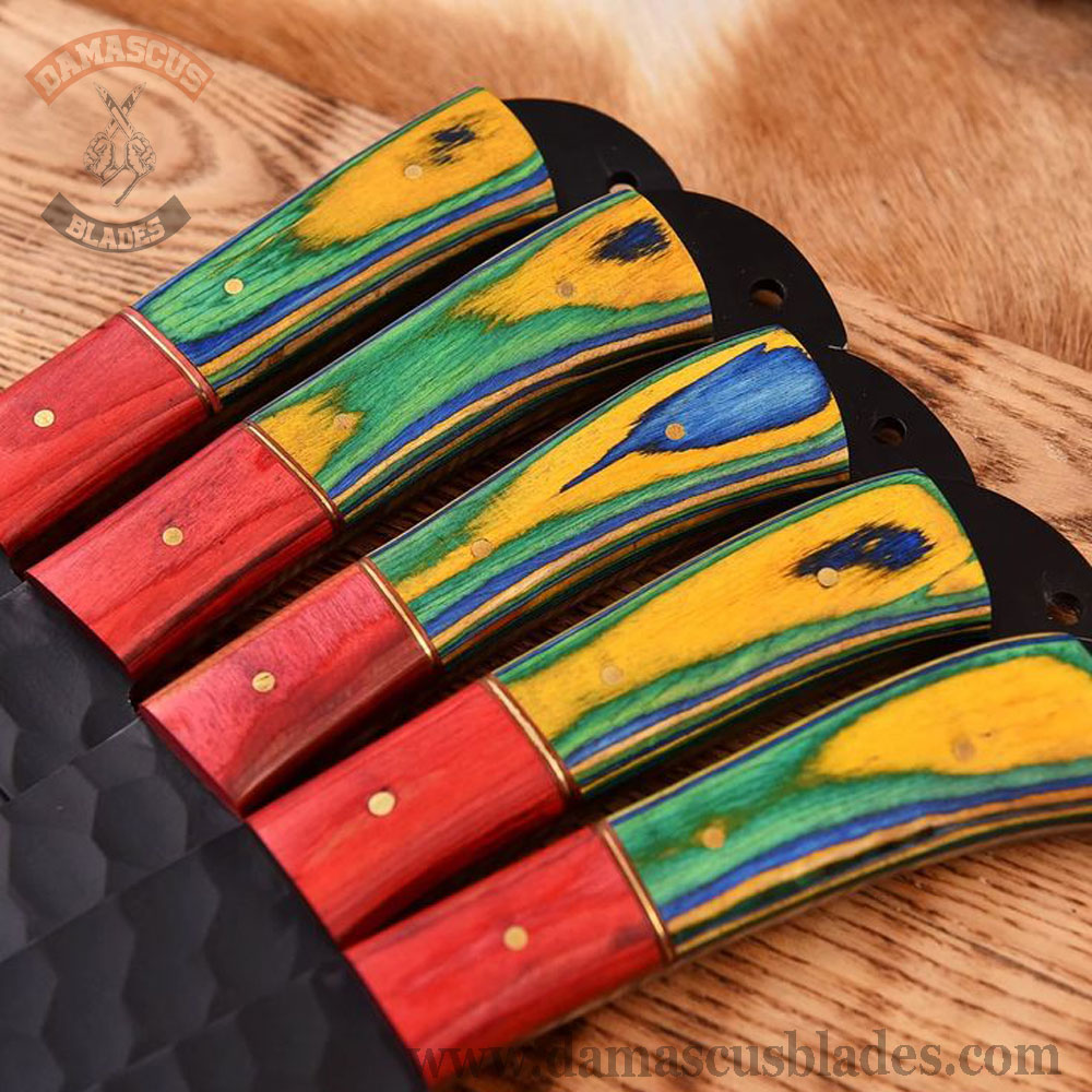 Multi colored handle chef knives Multi colored handle chef knives