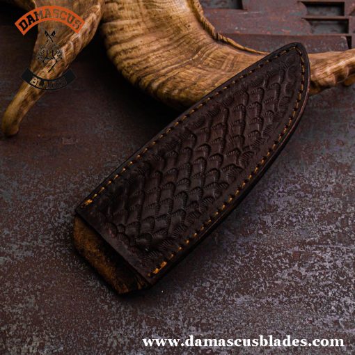 custom leather sheath knife
