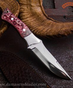Fixed blade D2 steel camping knife