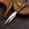 Handcrafted D2 steel hunting knives