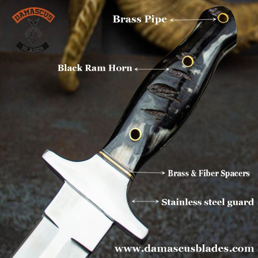 Ram Horn Handle Knife