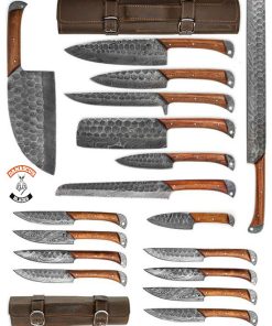 Handmade Damascus Knife Set