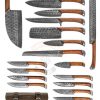 Custom Professional Chef Knife Set with Bag