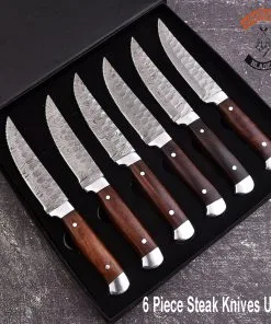 6 Piece Steak Knives USA